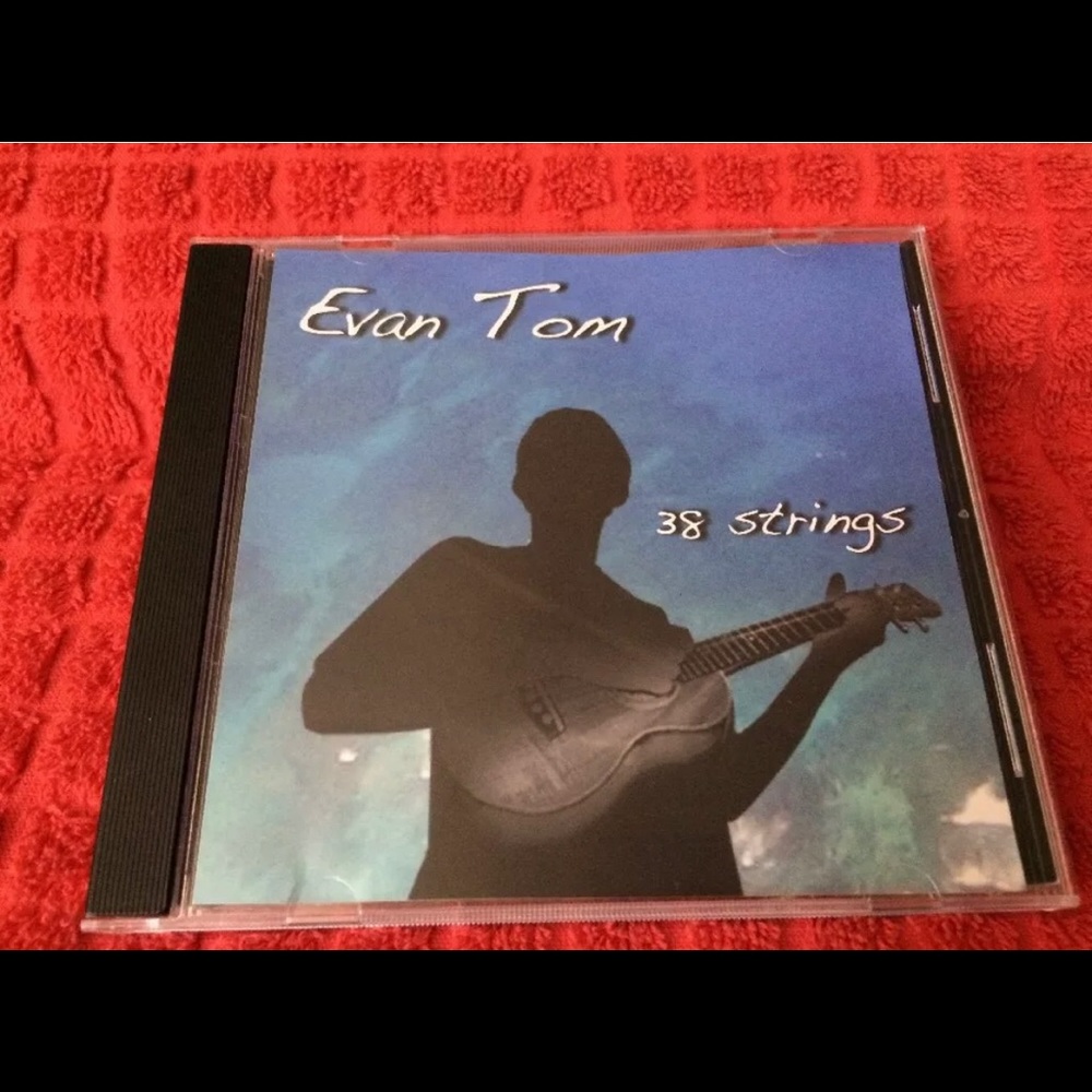 VERY RARE Evan Tom: 38 Strings Hawaiian CD ukulele guitar vocal HTF 11 tracks